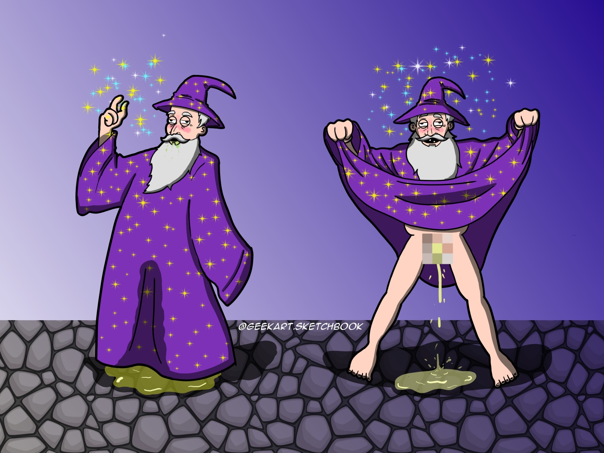 The Wee Wizard illustration